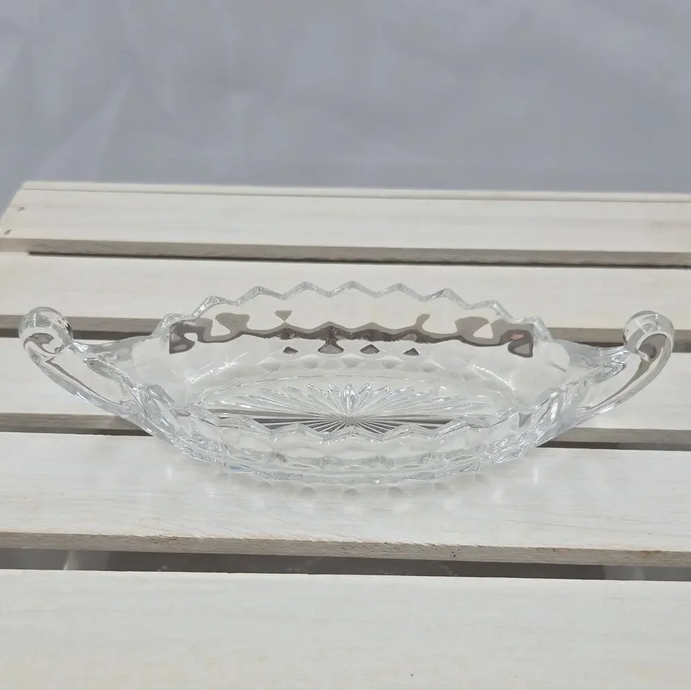 Fostoria 1930s cubist relish dish